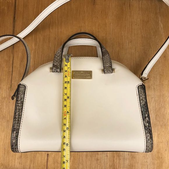 Kate Space Ivory/Snake Small Crossbody Bag - Picture 8 of 8